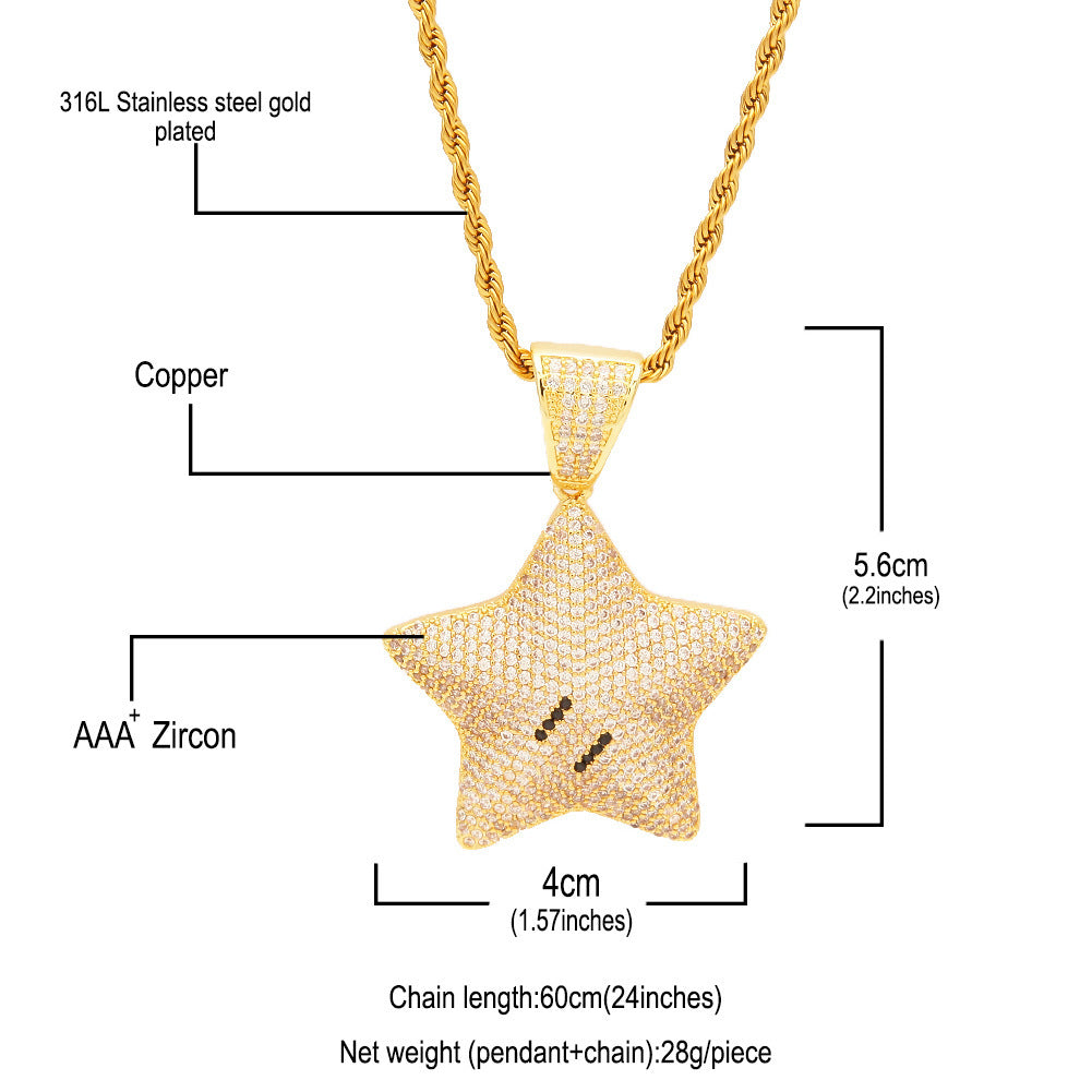 Iced "The-Star" Necklace