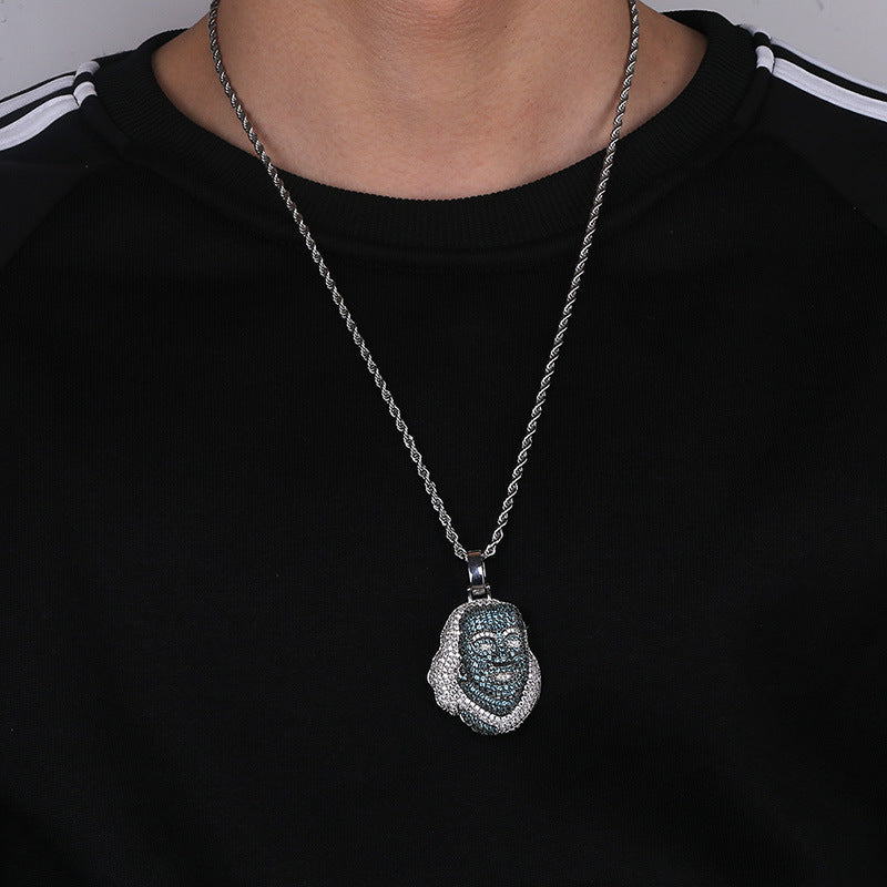Iced "The-Head" Pendant