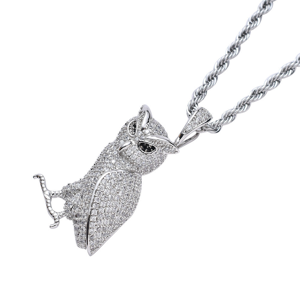 Iced "The-Owl" Necklace