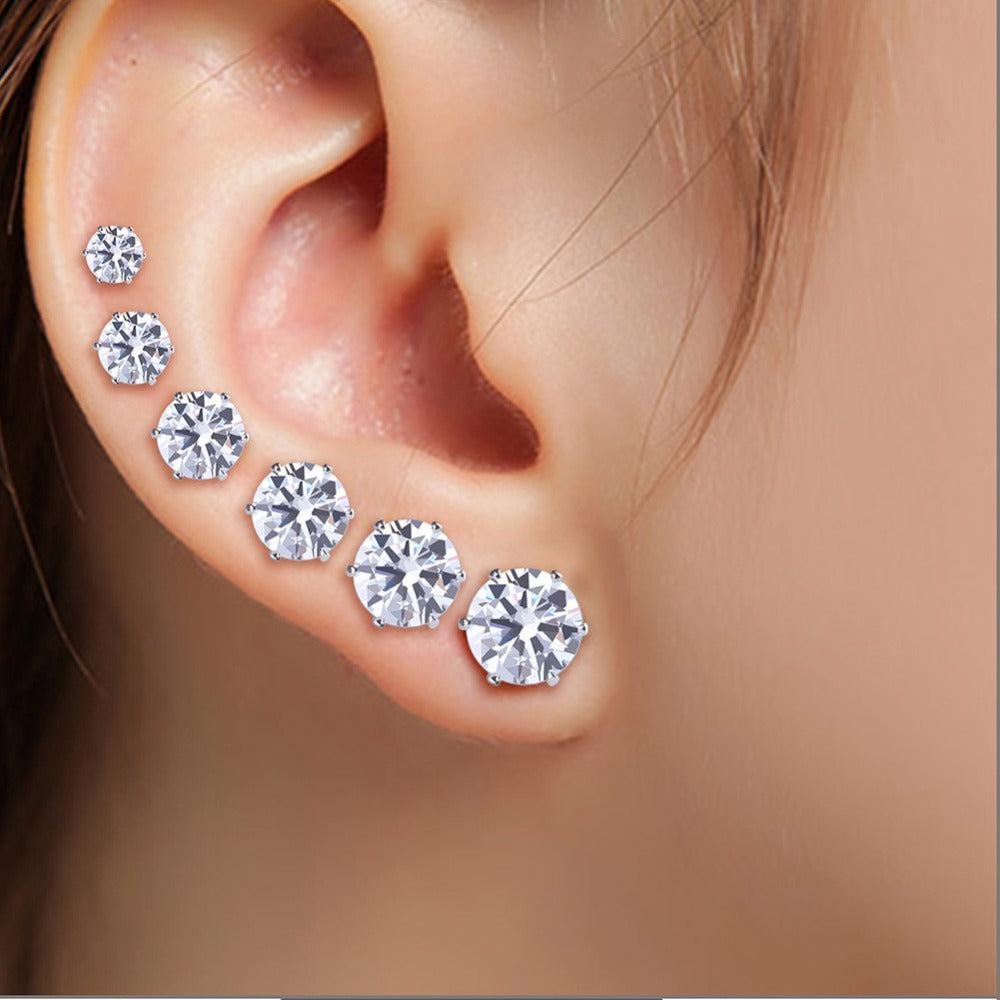 Iced "The-Classic" Earrings-Set