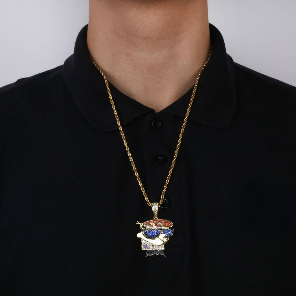 Iced "The-Dexty" Pendant