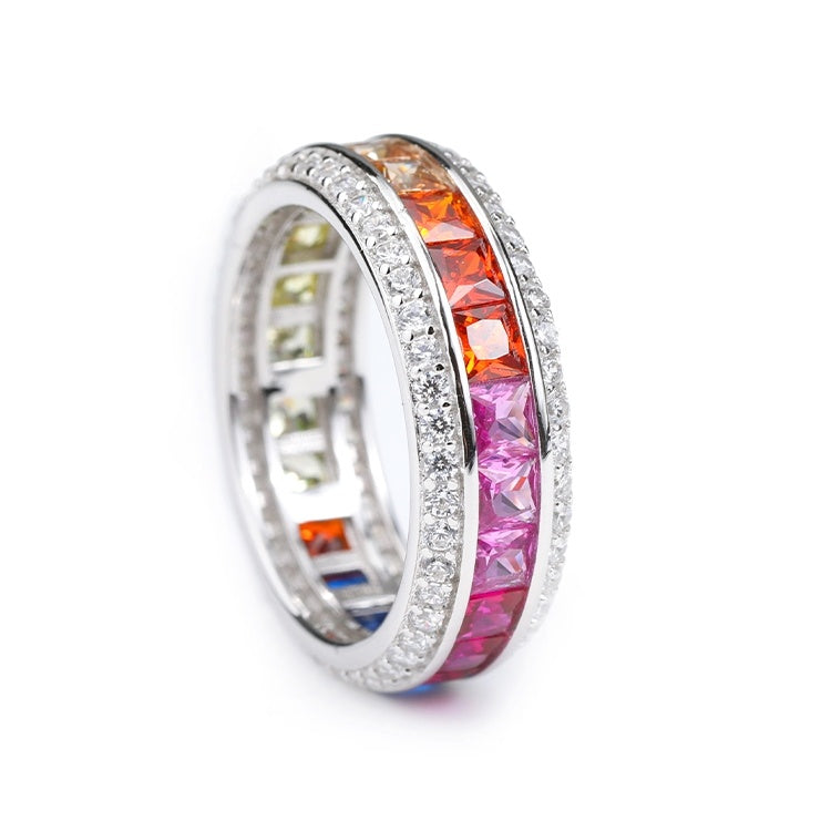 Iced "The-Gradial" Ring