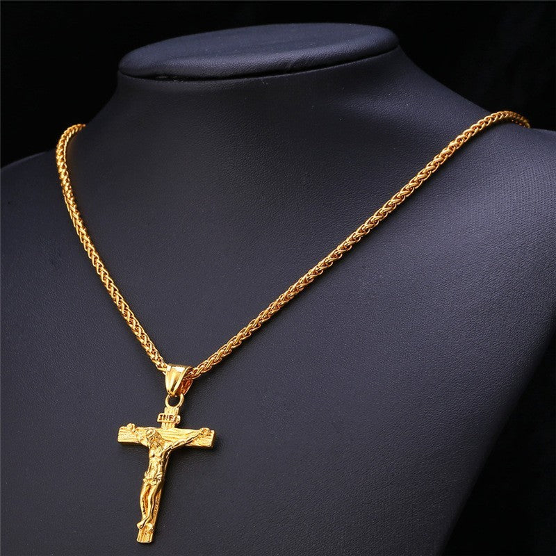 "The-Flower-Cross" Necklace