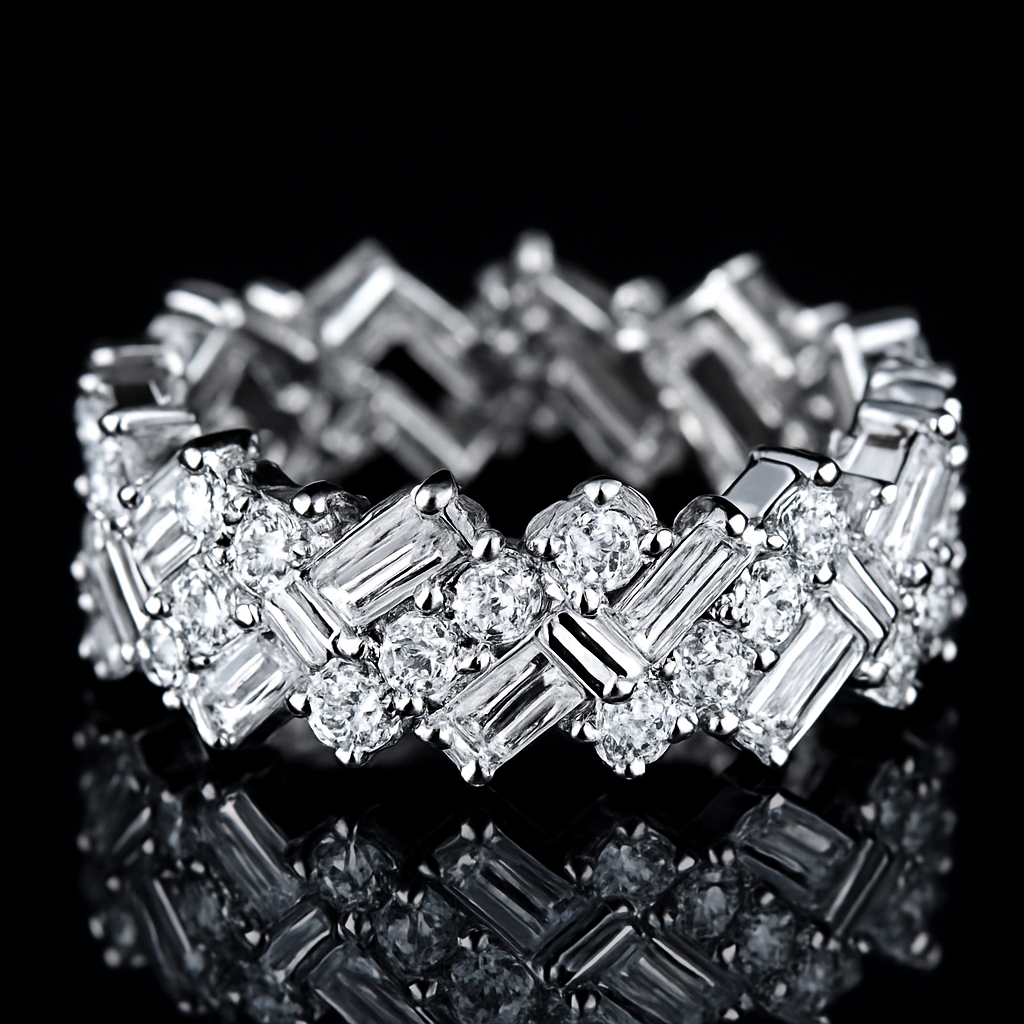 Iced "The-Future" Ring