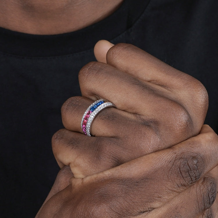 Iced "The-Gradial" Ring