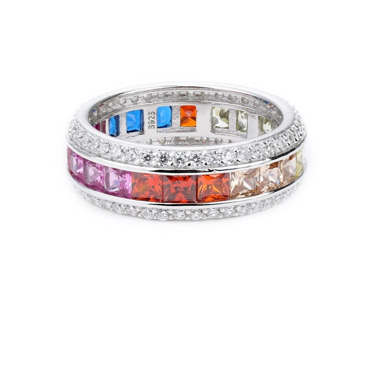 Iced "The-Gradial" Ring