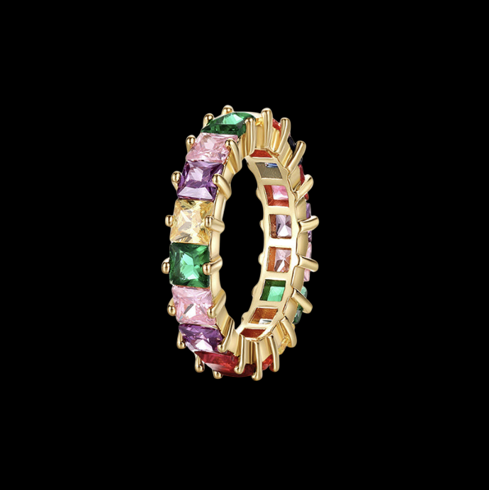 Iced "The-Bow" Ring