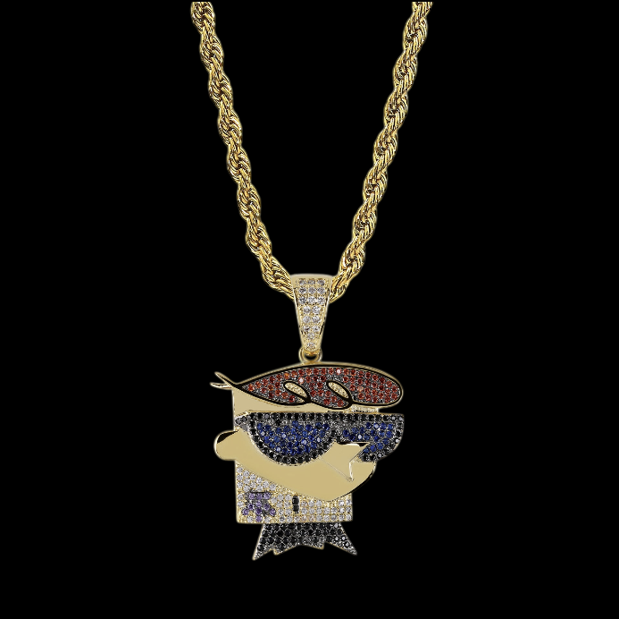 Iced "The-Dexty" Pendant