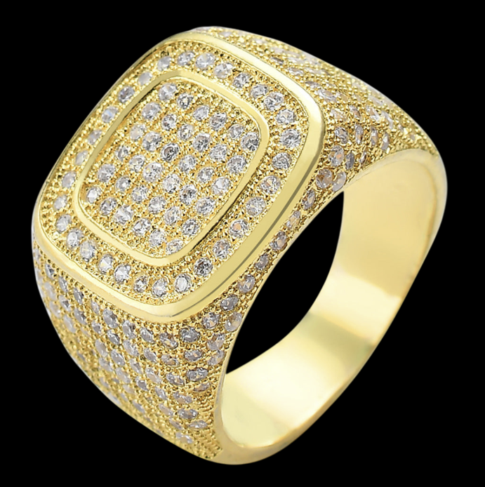Iced "The-Rive" Ring