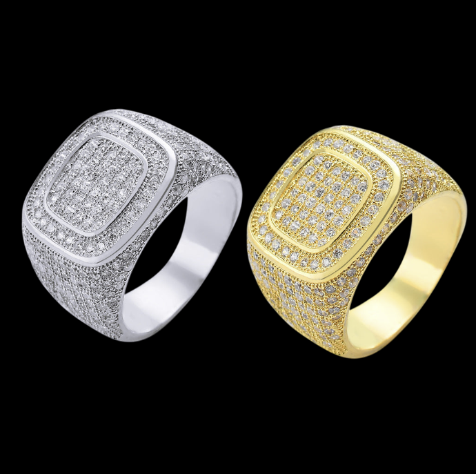 Iced "The-Rive" Ring